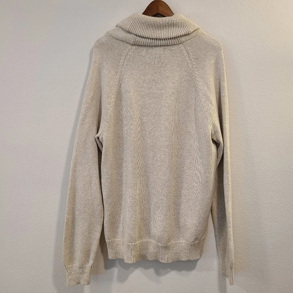 J Crew Gray Cotton Knit Shawl Collar Cardigan Sweater - Picture 3 of 4